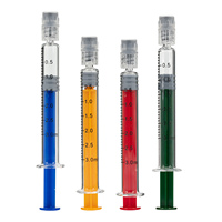 Luxueuse grande petite seringue Luer Cap 1ml 3ml 5ml 10ml seringues en verre pour graisse et huile de course de voiture moto et vélo