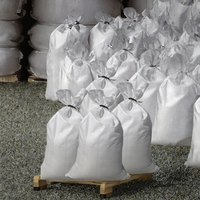 Sac en PP tissé recyclable de 0,3 mm d'épaisseur pour riz, engrais et aliments pour animaux, utilisable en agriculture, disponible en 10 kg, 25 kg et 50 kg