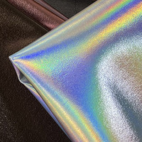 Recyclage Métallique 3D Imiter 0.8mm En Relief Semi PU Imitation Vegan Artificiel Faux Cuir Synthétique Tissu pour la Fabrication de Sacs