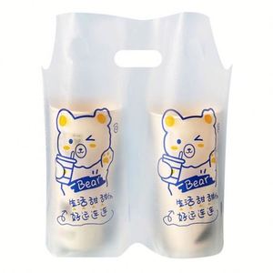 Bolsa de Embalaje de Plástico PE con Impresión de Logotipo Personalizado, Reciclable, con Fondo Plano, Impresa en Serigrafía, para Café, Té de Burbujas, Vodka, Whisky, Refrescos - Product Image 1