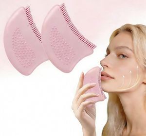 Pinceaux de massage pour lifting du visage, style éventail et plat, pour le contour du visage, les yeux et le cou, avec correcteur, Dropshipping - Product Image 1
