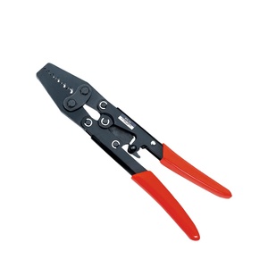 Tools Wire Crimper HS-6L 10 Awg Front Entry Industrial Grade High Carbon Steel Manual Ratchet <b>Pliers</b> - Product Image 4