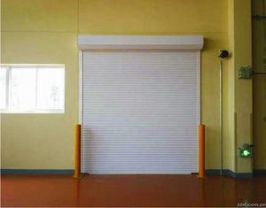 Puerta automática de persiana enrollable de tienda industrial de acero comercial a prueba de viento - Product Image 6