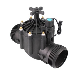 Válvula Solenoide de Plástico de 80 mm Roscada para Control de Agua en Riego Agrícola con Revestimiento de Goma - Product Image 1