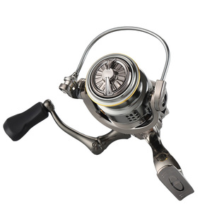 Moulinet de pêche spinning <span class=keywords><strong>Golden</strong></span> Shark 0513002, rapport de transmission 5.2:1, acier inoxydable, droitier, poids 300g, pour la pêche en mer, en rivières et en cours d'eau. - Product Image 2