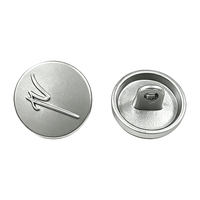 Boutons en alliage de zinc personnalisés CF Premium, vente en gros de boutons métalliques de luxe pour vestes, manteaux, accessoires vestimentaires, usine