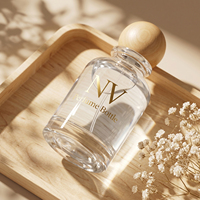 Flacon de parfum en verre de luxe avec logo personnalisé et boîte, 30 ml, 50 ml, 100 ml, flacon de parfum vide, OEM, ODM, fabricant d'emballages en gros