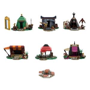Funbuild MOC-190297, Set <span class=keywords><strong>de</strong></span> Construcción <span class=keywords><strong>de</strong></span> <span class=keywords><strong>Castillo</strong></span> con Puerta 3 y Campo <span class=keywords><strong>de</strong></span> Fuego, Bloques <span class=keywords><strong>de</strong></span> Construcción <span class=keywords><strong>de</strong></span> Modelo <span class=keywords><strong>de</strong></span> <span class=keywords><strong>Castillo</strong></span>, Juguete <span class=keywords><strong>de</strong></span> la Era <span class=keywords><strong>de</strong></span> Fantasía, Ladrillos <span class=keywords><strong>de</strong></span> Ensamblaje DIY para Niños - Product Image 5