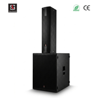 Enceintes colonne actives 600W RMS 1200W de crête 8 Ohm 102dB 133dB SPL maximal DSP FIR intégré 70Hz-20KHz pour la liturgie religieuse