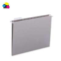 Carpeta de archivos colgantes médicos estándar de tamaño de carta de papel gris reciclado de gran oferta 25 unids/caja archivos de suspensión diseñados para