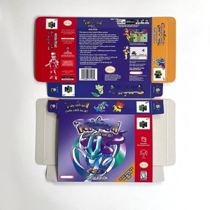 Crystal Version Blue Red Silver Yellow Green Gold Version with Tray Box <b>Game</b> Cartridge for N64 - Product Image 3