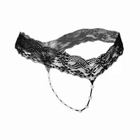 Lingerie sexy à thème perle, string de massage, culotte en dentelle à entrejambe ouvert sans dénudement, slips transparents séduisants, modèle A13, livraison directe