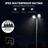Projecteur d'ingénierie IP65 300W avec puces SMD CB 3030 2835 sur PCB en aluminium, et projecteurs LED étanches IP66 400W pour intérieur