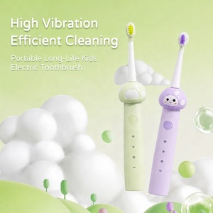 Brosse <span class=keywords><strong>à</strong></span> <span class=keywords><strong>dents</strong></span> électrique intelligente et mignonne pour enfants, brosse <span class=keywords><strong>à</strong></span> <span class=keywords><strong>dents</strong></span> sonique, utilisation quotidienne, design de dessin animé, certification CE FDA - Product Image 4