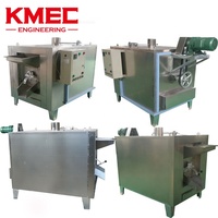 Machine à torréfier les amandes électrique en acier inoxydable 50 kg/h, four rotatif pour torréfier les noix