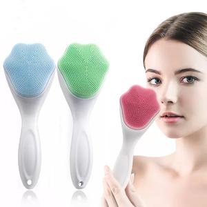 Brosse nettoyante visage en silicone en forme de patte de chat, exfoliant doux manuel en silicone pour éliminer les peaux mortes - Product Image 1