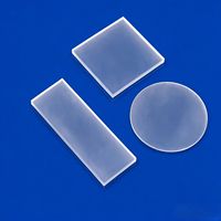 Plaque de quartz de silice fondue de haute pureté 99,99 % pour semi-conducteurs, taille personnalisée, plaque de quartz transparente, service de soudage - Vente en gros usine