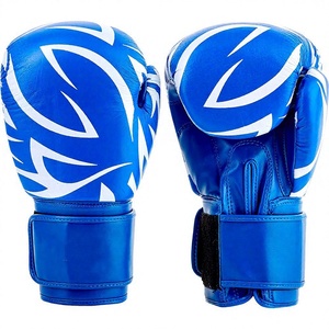 Wholesale Adult MMA Gloves Durable PU Leather Non-Slip Adjustable Wrist <b>Strap</b> Hook-and-Loop Closure for Boxing Training - Product Image 1