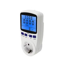 Compteur d'énergie numérique Cowell PMB02-EU avec prise EU, écran LCD rétroéclairé bleu, testeur électrique de prise