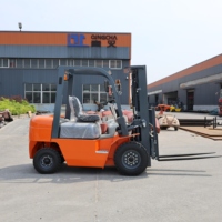 Nouveau chariot élévateur diesel QINGCHA 3 tonnes avec mât à 2/3 étages, transmission automatique et contrepoids