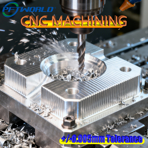 Pièces en aluminium personnalisées usinées par <span class=keywords><strong>CNC</strong></span> - Product Image 1