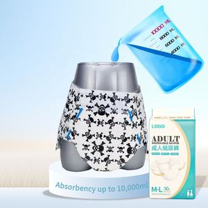 Couches pour adultes de qualité supérieure Produit de soins de santé unisexe jetable doux sans allergie Caractéristique imprimée pour les aînés - Product Image 4