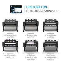 HP DesignJet T1500 1530 듀얼 롤 36 인치 6 잉크 프린터용 하이 퀄리티 A0 대형 포맷 디지털 플로터 리퍼비시
