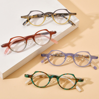 Monture de lunettes Borregls en acétate mat pour femme 2026 – Lunettes de vue œil-de-chat petite taille de haute qualité pour homme – Modèle optique 19280