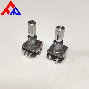 Interruptor Codificador Rotatorio EC11 de Alta Durabilidad con Eje Roscado Vertical de 5 Pines y Recorrido Descendente de 1.5mm - Product Image 4
