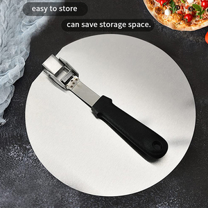 Pala per Pizza in Acciaio Inox con Manico in PP, 10 e 12 Pollici, Spatola Rotonda per Pizza, Utensili per Forno - Product Image 5