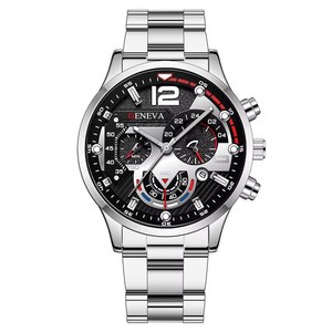 Montre-bracelet à quartz de luxe pour homme, numérique, avec éclairage nocturne, aiguille, mode simple, antique, en acier inoxydable, étanche, unisexe, vente chaude - Product Image 2