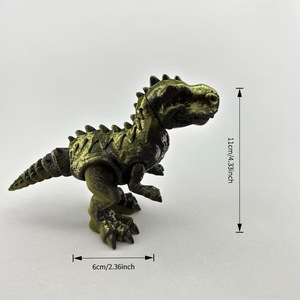ZGFANTO Modèle de dinosaure de dessin animé personnalisé OEM, série monstre, modèle de jouet articulé en plastique imprimé en 3D Y1112003 pour la digestion - Product Image 3