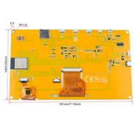 Module d'affichage LCD tactile capacitif DIYmall 7 pouces, 8M PSRAM, 16M Flash, EK9716 ESP32-8048S070C pour projet Arduino ESP32 IOT