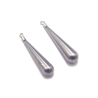 1/8 3/16 1/4 5/16 3/8 1/2 5/8 3/4 1oz tungstène nouveau poids maigre nouveau Drop Shot basse pêche poids plomb avec Clip oeillet