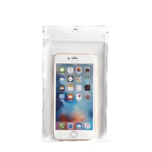 Transparent Mobile Phone Dust Bag Disposable Cell Phone Anti-Scratch Display Bags Clear Phone Accessory Packaging Bag
