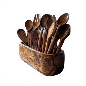 Estante de Almacenamiento de Platos Cuadrado de Madera Moderno y Personalizable para Sala de Estar, Cuatro Compartimentos, Resistente, Ahorra Espacio, Duradero - Product Image 2