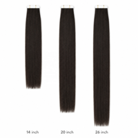 Extensions de cheveux à clipser, lisses, longues, sans couture, marron, blond, noir, bordeaux, toutes les couleurs