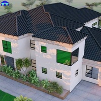 Low Cost Long Life LGS Maison préfabriquée Villas Maison résidentielle 200 ㎡  Zone de résidence au Nigeria