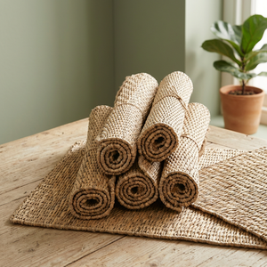 Nouveau tapis en jute antidérapant, doux et soyeux, tapis moelleux pour chambre à coucher, personnalisé, jacquard géométrique, adapté aux animaux domestiques - Product Image 2
