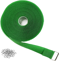 Correas Organizadoras de Cables Ajustables de 12 Pulgadas con Logotipo Impreso, Ecológicas, con Gancho y Bucle, Hebilla de Poliéster/Nylon para Esquí