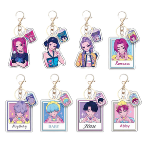   Colección de Llaveros Huntrix: Dijes Acrílicos de Dibujos Animados con Rumi, Jinu, Baby Abby, Mystery, <span class=keywords><strong>Romance</strong></span> y Zoey - Product Image 1