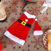 Neujahrs geschenk Weihnachts mann Weinflasche Staubs chutz Xmas Noel Weihnachts dekorationen für Zuhause Navidad Dinner Table Decor