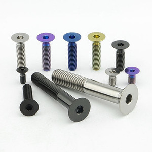 Visserie personnalisée pour moto, vis à tête hexagonale Torx en titane anodisé - Product Image 4