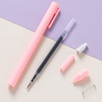 Stylo Bille MOKO Couleur Macaron, Pointe Balle, Multicolore, Style Mignon, Stylo Pression pour Écriture