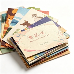 Tarjeta de Felicitación de Papel Personalizada con Impresión de Logotipo, MOQ Bajo, para Bodas, Cumpleaños, Invitaciones, Tarjetas de Garantía para Pequeñas Empresas - Product Image 2