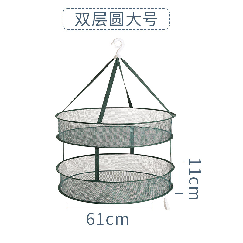 Tamaño grande, 61 cm, dos niveles con banda (verde esmeralda).