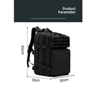 Sac à dos tactique de randonnée, chasse et voyage, résistant à l'eau, pour activités de plein air, en tissu Oxford haute densité 900D, système Molle.