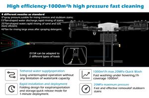 Window Cleaning Dron High Wall Cleaning JIUSI D15R Professional Cleaner Dron With Innovative Technology Dron for Cleaning - Product Image 6