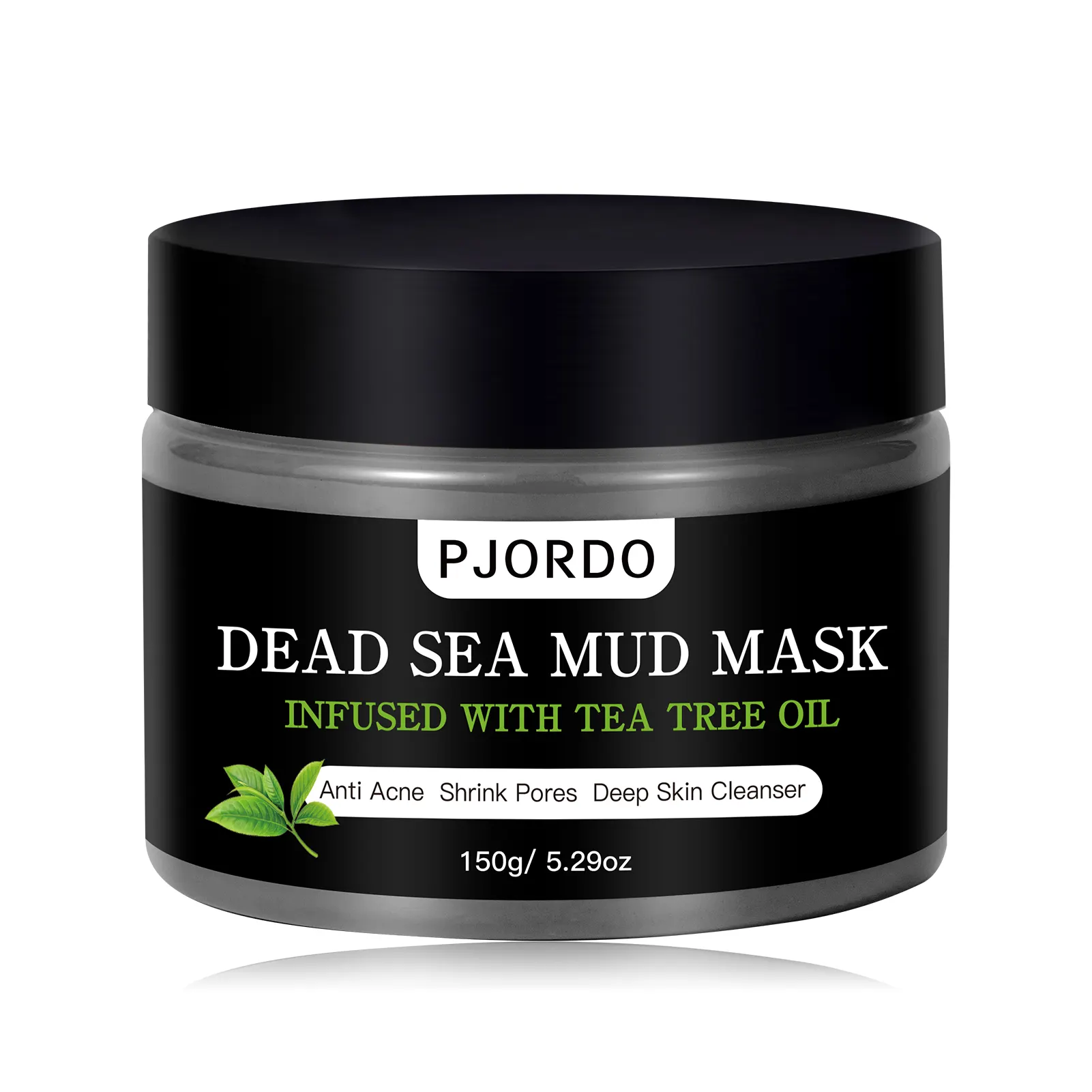 Masque de boue facial naturel de marque personnalisée Membrane de boue de la mer Morte supprimer l'acné propre nourrir masque d'argile de la mer Morte produit OEM/ODM
