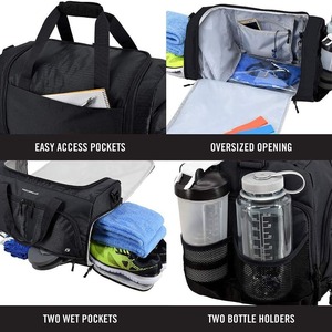 Sac de voyage multifonctionnel imperméable de grande capacité, design tendance, séparation sèche et humide, <span class=keywords><strong>portable</strong></span> - Product Image 2